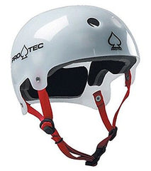 PRO-TEC CLASSIC BUCKY LASEK White Skateboard Helmet Choose SIze NEW!!