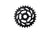 Haro Lineage 175mm Crank and sprocket - Black