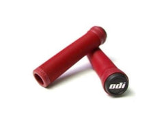 ODI Longneck Flangeless BMX Grips Red - Limited Edition Soft