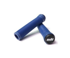 ODI Longneck Flangeless BMX Grips Blue - Limited Edition Soft