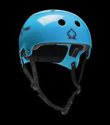 PRO-TEC CLASSIC BUCKY LASEK Blue Skateboard Helmet Choose SIze NEW!!