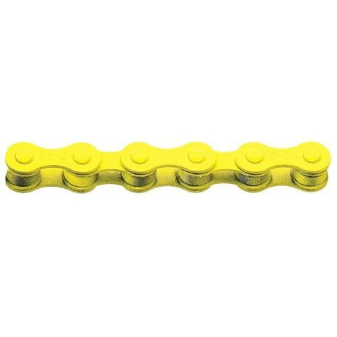 KMC Z410 YELLOW CHAIN SINGLE SPEED