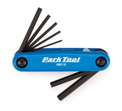 Park AWS-10 Fold Up Hex Wrench Set